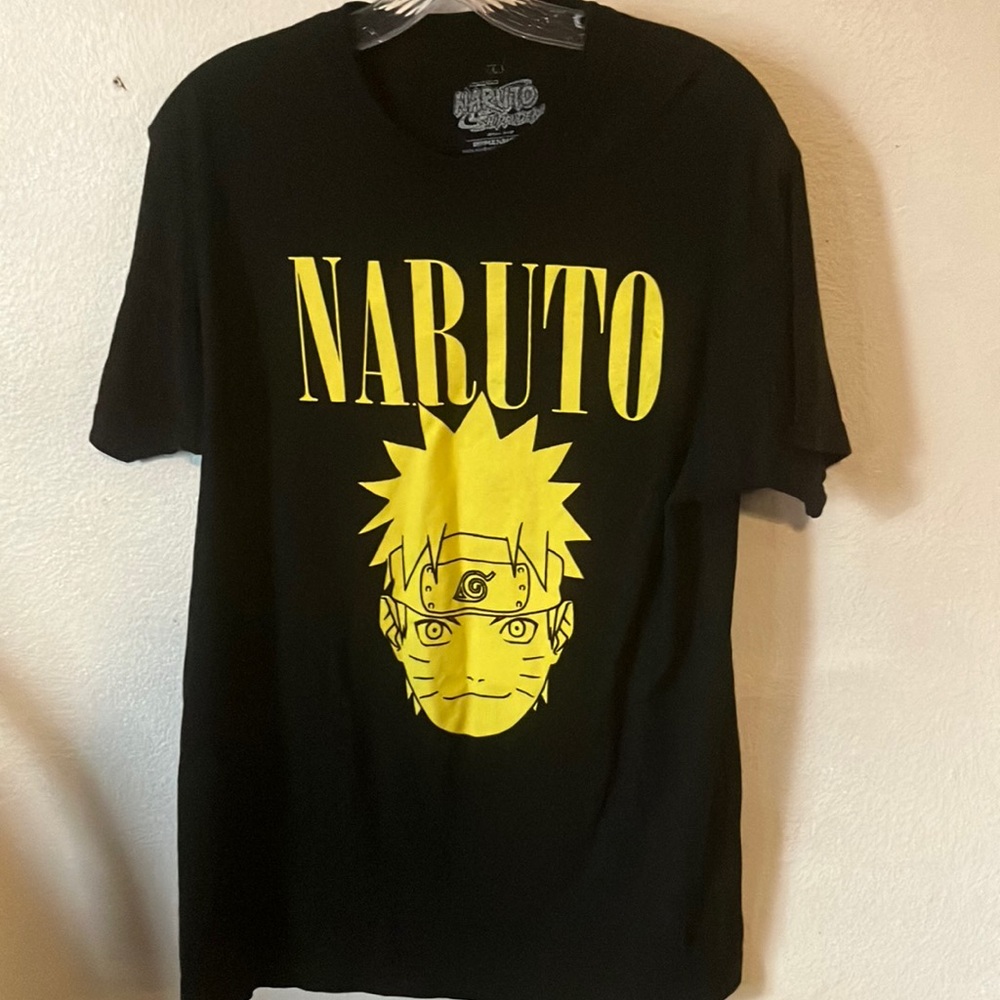 Ripple Junction Black and Yellow‎ Naruto Short Sleeve Tee